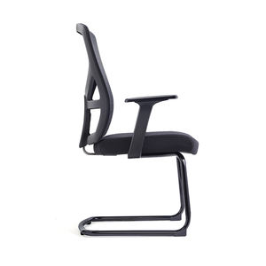 Ergonomic Mesh Guest <b>Chair</b> with Adjustable Height and Lumbar Support for <b>Office</b> School Hotel Use Modern Aluminum Alloy Base - Product Image 3