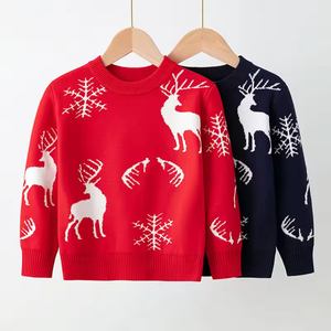 Pulls de Noël tricotés OEM/ODM pour enfants et bébés – Chandails moches pour enfants - Product Image 1