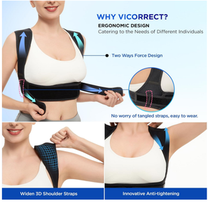 Corrector de Postura Cómodo, Ajustable, Portátil y Transpirable de Neopreno para Hombres y Mujeres - Product Image 4