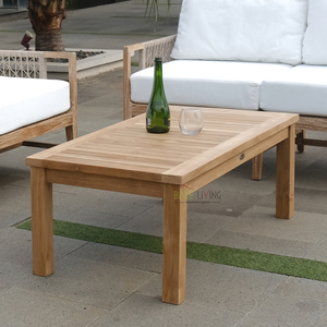 Elegant Swedish Coffee <b>Table</b> made of high quality teak wood, perfect for outdoor areas in homes, villas, hotels and resorts. - Product Image 1