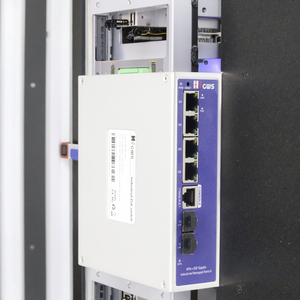 Thông minh công nghiệp PoE <span class=keywords><strong>Hub</strong></span> | 4x30W cổng + 2xfiber | 64G chuyển đổi | đường sắt gắn kết - Product Image 1