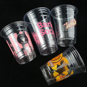 Vasos <span class=keywords><strong>de</strong></span> Plástico Transparente Desechables <span class=keywords><strong>de</strong></span> 8oz, 10oz, 12oz, 16oz, 24oz y 32oz con Tapa, para Postres, Té <span class=keywords><strong>de</strong></span> Burbujas, Café, con Impresión <span class=keywords><strong>de</strong></span> Logotipo Personalizado, Película <span class=keywords><strong>de</strong></span> Sellado <span class=keywords><strong>de</strong></span> PP/PET - Product Image 2