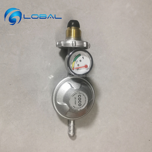 Regulador de <span class=keywords><strong>Gas</strong></span> para Cocina de 5/8\" con Manómetro para el Mercado de Sudáfrica y Botsuana - Product Image 4