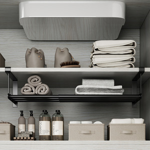 Jinsheng <b>Shoe</b> Rack Metal Extendable Wall Mount <b>Space</b> <b>Saving</b> Adjustable <b>Storage</b> Solution for <b>Shoes</b> - Product Image 4