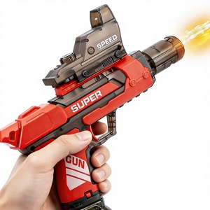 ปืนฉีดน้ำไฟฟ้ารุ่นใหม่ปี 2026 แบบยิงต่อเนื่อง ระยะไกล พร้อมสายเชื่อมต่อ ของเล่นเล่นน้ำหน้าร้อน - Product Image 1