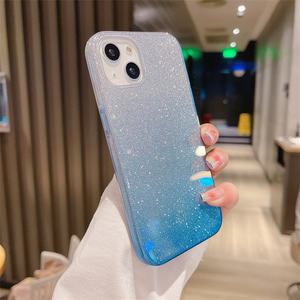 Gradient Glitter 3 en 1 Funda para teléfono móvil a prueba de golpes para iPhone 16 Pro Max 15 14 Plus 13 12 <span class=keywords><strong>Mini</strong></span> 11 Pro XS XR Max 7 8 17 Air 16E - Product Image 2