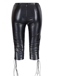 <span class=keywords><strong>Pantaloni</strong></span> Skinny Boot Cut <span class=keywords><strong>in</strong></span> PU Sexy Direttamente dalla Fabbrica, <span class=keywords><strong>Pantaloni</strong></span> <span class=keywords><strong>in</strong></span> <span class=keywords><strong>Ecopelle</strong></span> da <span class=keywords><strong>Donna</strong></span> per Nightclub, <span class=keywords><strong>Pantaloni</strong></span> Aderenti Elasticizzati con Lacci Laterali - Product Image 5
