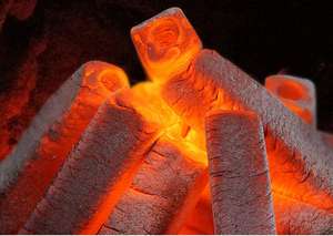 Großhandel Lijiu ES-45 Kokosnuss Shisha Aktivkohle Maschinen gefertigtes Bambus brikett mit 4-6 Stunden Brenndauer 7500J Calory - Product Image 4