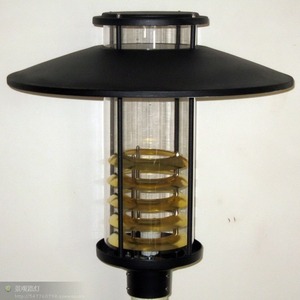Lampe de jardin LED extérieure, corps en métal IP54, montage semi-encastré, garantie de 3 ans - Product Image 1