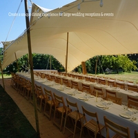 Tente extensible de designer professionnel de style bédouin, imperméable, auvent extensible pour les fêtes en plein air