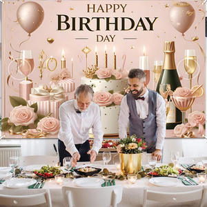 Gran oferta Decoración <span class=keywords><strong>de</strong></span> <span class=keywords><strong>cumpleaños</strong></span> 82x59in rosa pastel grande champán signo foto <span class=keywords><strong>pared</strong></span> Fondo decoración Banner <span class=keywords><strong>para</strong></span> mujeres <span class=keywords><strong>cumpleaños</strong></span> - Product Image 4
