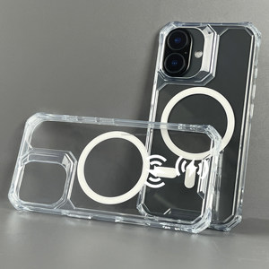 Sang Trọng Trong Suốt Trường Hợp Điện Thoại Cho Iphones 17 16 15 14 13 Máy In UV Trường Hợp Điện Thoại Rõ Ràng Tùy Chỉnh Nam Châm Bán Buôn Tùy Chỉnh Di Động Trường Hợp - Product Image 3