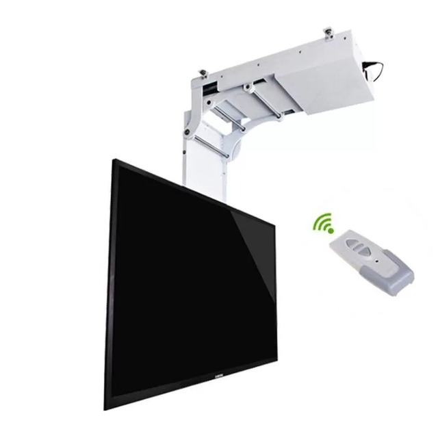 Factory Flip Inward Smart Automatic Celling 32-75inch TV Lift TV Stand /conference Room Motorized Flip Down Celling TV Lift
