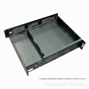 Fabricantes de chasis de ordenador de pequeña serie: base de perfil de aluminio, carcasa con remaches perforados, fabricación de chapa metálica para audio y alimentación. - Product Image 1