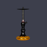 Ensemble de chicha en aluminium de taille moyenne, à un seul tuyau, de qualité supérieure, style arabe, vente en gros, direct usine