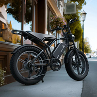 Vélo électrique tout-terrain 2026 R002 Plus avec pneus larges 20 pouces, batterie 48V 25A, moteur 250W, stock UE