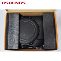 Subwoofer para Coche Ultra Delgado de 10 Pulgadas y 300W RMS con Graves Potentes, Subwoofer Activo para Debajo del Asiento para Modificación de Audio de Automóvil