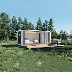 Mini-cabine Apple personnalisable en promotion – Espace de vie mobile durable en acier modulaire pour villa ou hôtel - Product Image 4