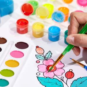 Set di Pittura a Dita Personalizzato 12 in 1, Non Tossico, Lavabile, Kit Fai-da-Te, <span class=keywords><strong>Tempera</strong></span> Acrilica per Bambini - Product Image 4