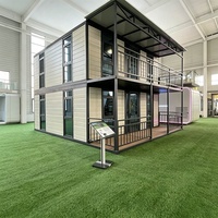 Maison conteneur moderne extensible préfabriquée pour hôtels, villas, restaurants, bureaux, salles de classe, cabanes de plage, camping et autres usages