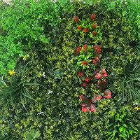 Panneaux muraux verts de jardin S-017 verticaux Collection de panneaux de plantes artificielles