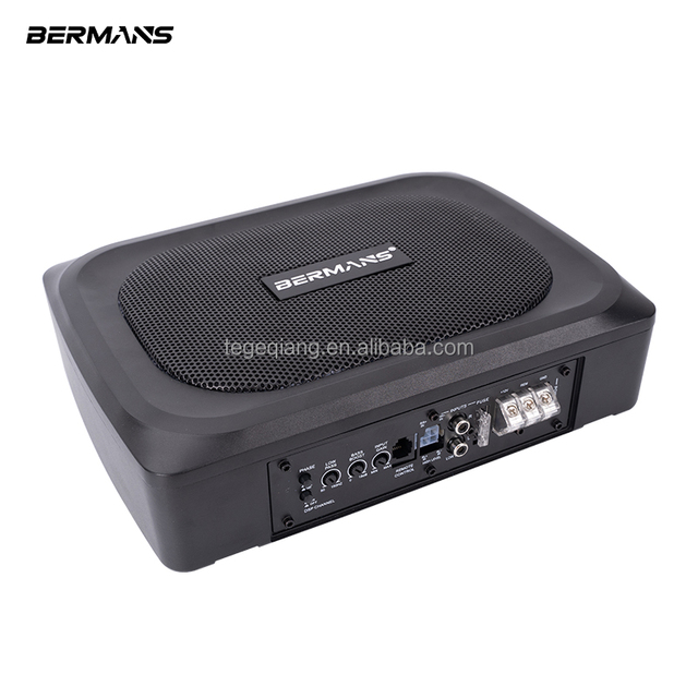 6x9 Inch Active Car Subwoofer 1200W Ultra Thin Under Seat Subwoofer with Built-in Amplifier 12V Car Audio Bass Speaker
