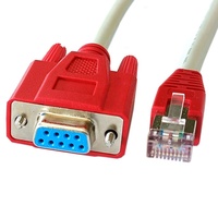 Cable de Depuración de Puerto Serie DB9 a RJ45/RJ12/RJ11 con Conductor de Cobre Puro y Blindaje Trenzado para Computadora/Impresora/Escáner
