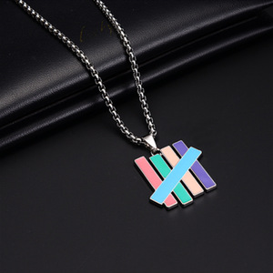 Collar de Acero Inoxidable Luminoso Estilo Alan <span class=keywords><strong>Walker</strong></span>, Moda Hip-Hop, Música Electrónica Disco, No se Desvanece - Product Image 3
