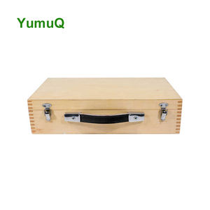 YumuQ Boules complètes Boccia Bocce Ball Set <span class=keywords><strong>Petanque</strong></span> Portable dans une boîte en bois Jeux de plein air - Product Image 4