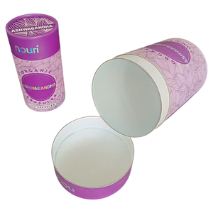 Recipiente de papel para el cuidado de la salud, marca Nouri, cilindro, tubo de papel para envasado de alimentos - Product Image 2