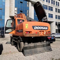 Excavatrice à roues DH210W-7 Doosan d'occasion de marque coréenne en bon état pelle à pneus d'occasion DOOSAN 210 prête pour le travail