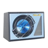 Subwoofer de voiture 12V à bobine simple de 10 pouces avec panier en fer et cône en polypropylène pour véhicules automobiles - Excellent rapport qualité-prix
