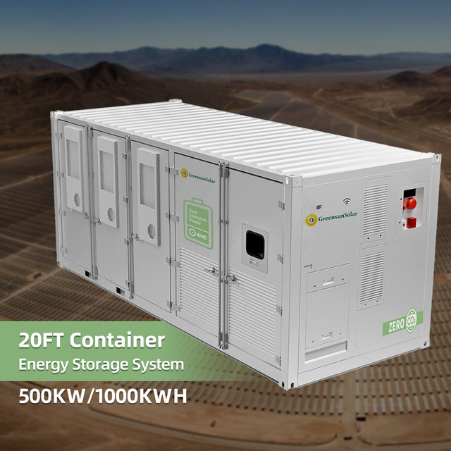 Outdoor 1MWh 20FT Battery Cabinet Container BESS Solar Battery Energy Storage System