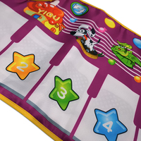 Heiß verkaufende elektronische tanzende Boden matte Musik tastatur matte Cartoon Animal Musical Kids Dance Playmat