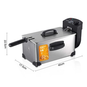 <span class=keywords><strong>Freidora</strong></span> Eléctrica de Temperatura Constante con Estándar Europeo, <span class=keywords><strong>Freidora</strong></span> de Aceite para el Hogar, <span class=keywords><strong>Freidora</strong></span> de Papas Fritas, <span class=keywords><strong>Freidora</strong></span> para Puestos Callejeros - Product Image 3