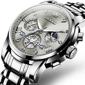 Top Brand OLEVS 2856 Fashion Men's <b>Watch</b> Stainless Steel <b>Waterproof</b> Chronograph Moon Phase Quartz Wrist <b>Watch</b> for Men 2025 - Product Image 1