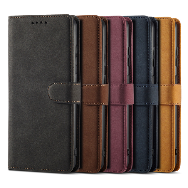 Ready to Ship Pu Leather Wallet case for Moto g Play g Power Pure Card Slot Kickstand case for Moto G9 Play G8 G7 E4 Plus