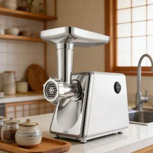 Machine à hacher et à trancher la viande électrique professionnelle pour la restauration - Product Image 1