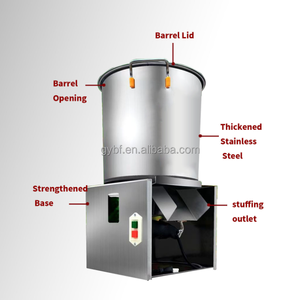 เครื่องหั่นผักสแตนเลสคุณภาพสูง สภาพใหม่ เครื่องสับผักสำหรับปศุสัตว์ 220V กำลังการผลิต 100 กก./ชม. ใบมีด 4 ใบ - Product Image 2