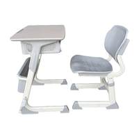 Ensemble de chaises et de tables d'école au design moderne, mobilier de classe, bureau d'élève réglable, table et chaise d'étude pour collège