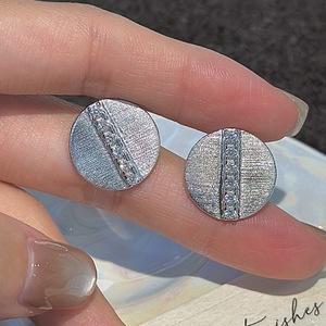 Boucles d'oreilles en argent pur S925, design de niche, simples, élégantes, vintage, motif géométrique de papillon, zircon circulaire, bijoux - Product Image 5