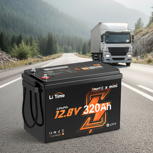 Оптовая поставка: Умная мини-батарея LiFePO4 12В 320Ач с Bluetooth для систем хранения солнечной энергии, автодомов, морского транспорта и автономных проектов - Product Image 1