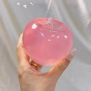 Nuevo Juguete Antiestrés de Malta Rosa con Diseño de Manzana, Bola Blanda de Levantamiento Lento, Regalo para Niños y Adultos, Alivio de la Fatiga - Product Image 4