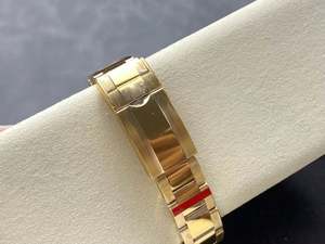 Montres mécaniques de qualité supérieure en gros, 40 mm, acier 904, mouvement DD4130, montre-bracelet automatique, montre Panda verte dorée - Product Image 3