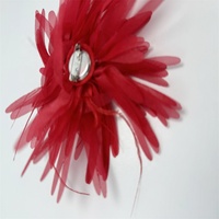 14cm Organza Tridimensionnel Polygonal Bouclé Chaussure Fleur Applique DIY Corsage Broche Vêtements Accessoires-Durable Métal Laiton)