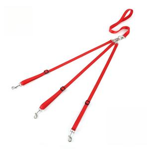Cinturón de tracción para mascotas Tejido de nailon Tres cabezas One Drag Three Correa para perros - Product Image 6
