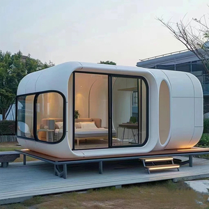 บ้านสำเร็จรูปสมัยใหม่ บ้านเคลื่อนที่ขนาด 20 ฟุต 40 ฟุต ร้านกาแฟ บาร์ โรงแรม สำนักงาน บ้านคอนเทนเนอร์ บ้านแคปซูล - Product Image 1