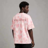 T-shirt Oversize Vierge en Coton 100% Filé Anneau 240 GSM, Impression de Logo Personnalisé, Fabricant OEM ODM