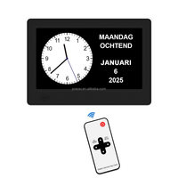 Pros 7 Inci Jam Digital Kalender Hari Bingkai Foto Obat Pengingat Jam Dementia Tidak Diperpendek Hari Bulan Jam Alarm
