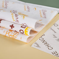 Papier sulfurisé, papier d'emballage laminé pour hamburgers, papier à sandwich imprimé, séparateur de pain absorbant l'huile, revêtement pour pizza